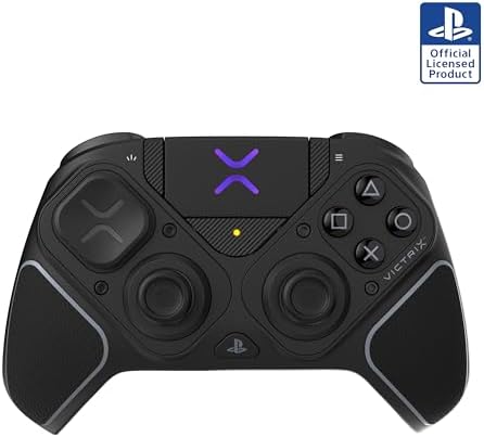 Turtle Beach Victrix Pro BFG Reloaded Wireless Gaming Controller Officially Licensed for PlayStation 5, PS5, PS4, PC, Fightpad Module, Hall-Effect Sticks/Triggers, Customizable Controls - Black : Video Games