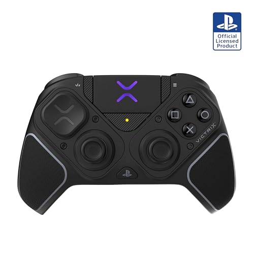 Turtle Beach Victrix Pro BFG Reloaded Wireless Gaming Controller Officially Licensed for PlayStation 5, PS5, PS4, PC, Fightpad Module, Hall-Effect Sticks/Triggers, Customizable Controls – Black