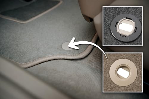 Alfombra beige del conductor Toyota Prius III 2009-2011 alfombra de coche de terciopelo hatchback 3