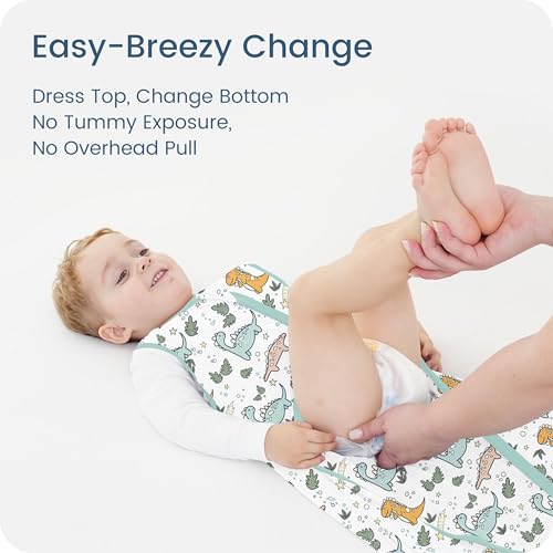 Image of Sleep Sack 6-12-15 months 2-Pack, 0.5 TOG Stretchy Summer Baby Wearable Blanket with 2-Way Safe Zippers, Cozy Soft Sleeveless Sleeping Bag for Babies