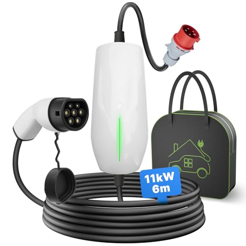 Teskee Cargador EV Tipo 2 11kW 16Amp