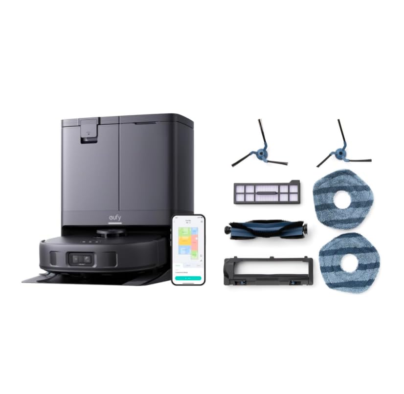 Best Robot Vacuum with Self-Emptying Station: eufy X10 Pro Omni Robot Vacuum and Mop Combo 8000