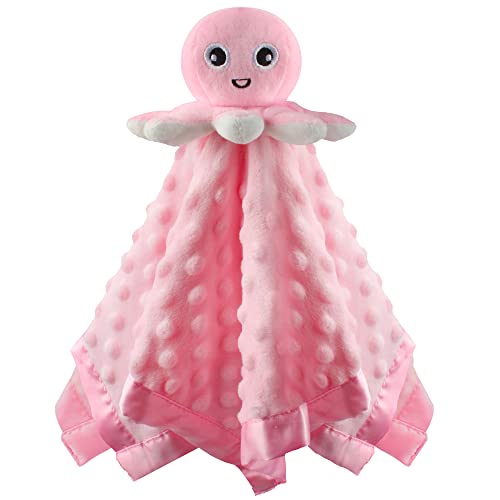 JARIFERR Baby Security Blanket Loveys for Babies Snuggle Toy Plush Octopus Stuffed Animal Baby Gifts...