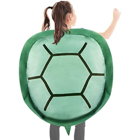 deAO Wearable Turtle Shell Turtle Stuffed Animal Toy Turtle Costume Plush Pillow 80/100/130CM Multi-Purpose Children Adult Birthday Gift (80CM) Cover
