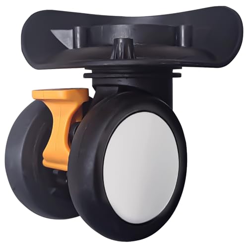 Luggage Wheels Replacement for Suitcase, Spinner 2 Wear-Resistant Mute Suitcase Rubber Swivel Caster Wheels Repair Kits Roller Tourister Travel Trunk Caster Luggage Replacement Kit3