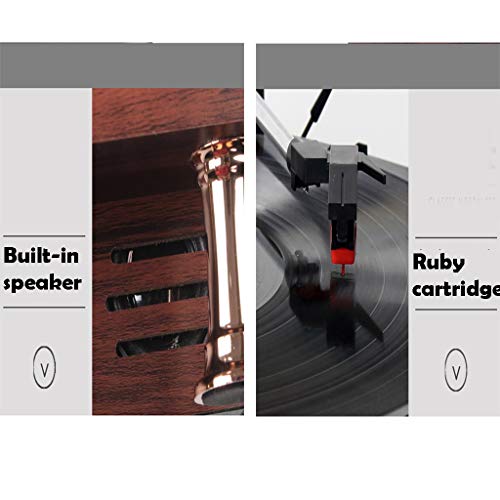 Tourne-Disque Bluetooth avec Haut-parleurs intégrés et Lecteur de phonographe Vintage à entraînement par Courroie USB 3… - Les Beatles, Paul McCartney, John Lennon, RIngo Starr, George Harrison Tourne-Disque Bluetooth avec Haut-parleurs intégrés et Lecteur de phonographe Vintage à entraînement par Courroie USB 3… – Image 4