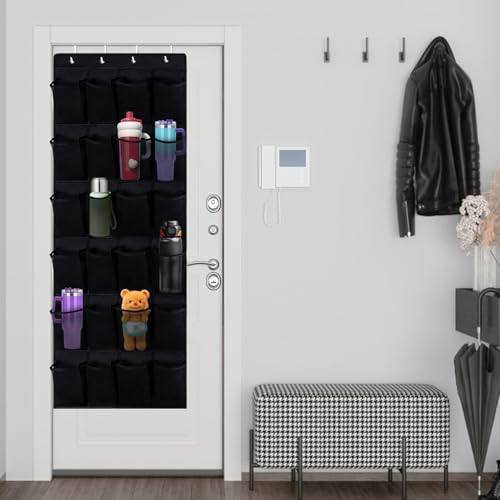 2-Pack-Hanging-Water-Bottle-Organizer-24-Pockets-Each-Foldable-Mesh-Over-The-Door-Cups-Organizer-for-Stanley-Cup-Door-Cabinet-Wall-RV-Use