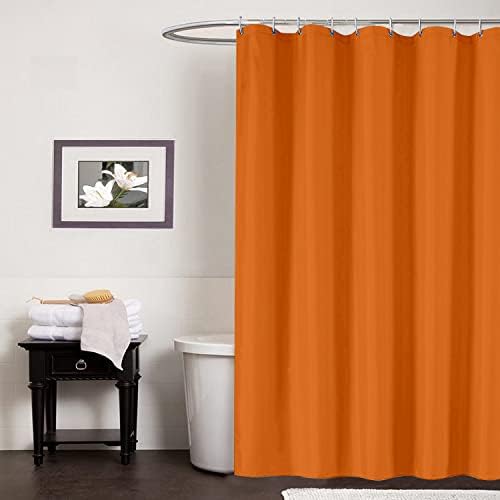 DSG-iDigital Shower Curtain for Bathroom | Water Repellent | Hand Washable | Mould Resistant | Anti-Bacterial Mildew Resistant | Water Resistant Shower Curtain Liner | Rust Resistant | Light 7 Thin |