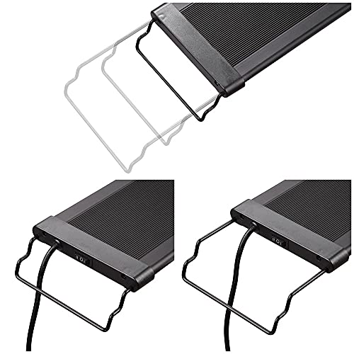 Yescom 156 Leds Aquarium Light Full Spectrum 40" Lamp With Aluminum Alloy Shell Extendable Brackets For 40-50 Inch Freshwater Saltwater Fish Tank #TOP4