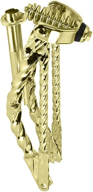 Lowrider Bike 12 Classic Square Twisted Spring Fork 1 Inch Gold.