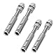 4 Stück Seilspanner für Drahtseil 4 mm, Drahtseilterminal Schraubterminal Spannterminal Seilterminal mit Gewindestift, Drahtseilklemme 4mm Spannterminal zur Befestigung Abspannung von Drahtseilen