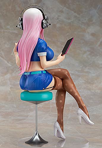 Heseks Super Sonico Office Lady 1/7 Pvc Figurine Collectible Model Doll Ornaments #TOP5