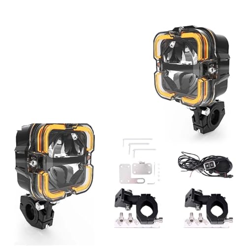 Projecteur LED antibrouillard longue portée 60W pour mieux voir la nuit à moto