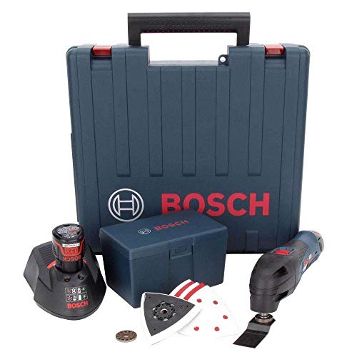 Bosch PS50-2A 12-Volt Max Lithium-Ion Multi-X Oscillating Tool Cutting Kit with 2 Batteries, Charger and Case