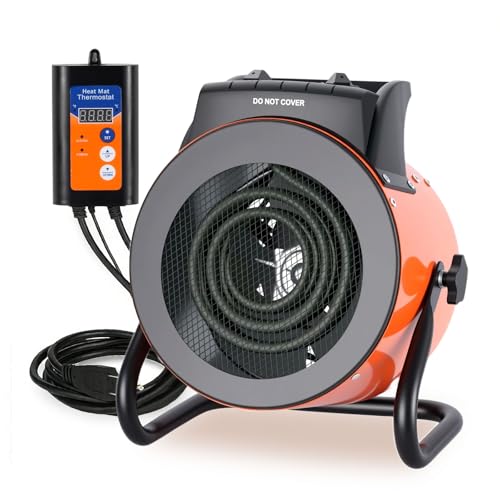 LHUKSGF 1500W Waterproof Greenhouse Heater