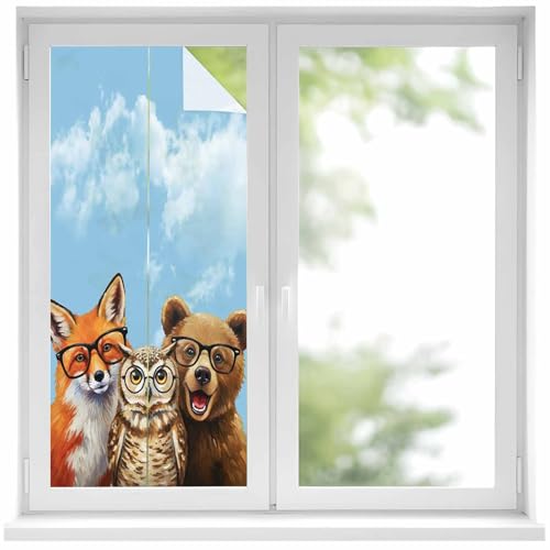 Película de privacidad para ventana con efecto escarcha 17.7x39.3 pulgadas miniatura 1