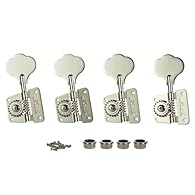 4-string vintage style bass tuners for 70's and other similar bass models from 1968-1982 Requires 11/16"(18mm) peghead holes. Mounting hole spacing is 1-5/16" across the top, 1" across the bottom, and 1-7/16" top to bottom(on center) These DO NOT fit...