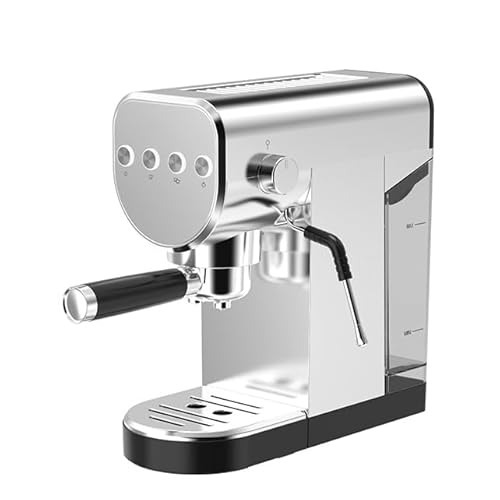 KHZKHC Espresso Machine, Automatic Espresso Coffee Machine, 900mlwater Tank Capacity, Pid Temperature Control Technology, Low-Pressure Pre-Soaking, 20bar High Pressure Extraction