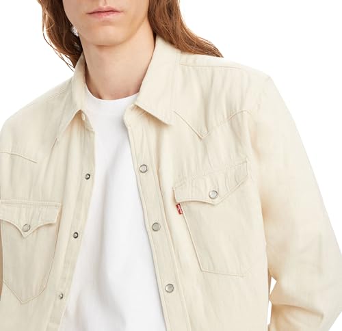 Image of Levi's Men's Solid Slim Fit Denim Shirt