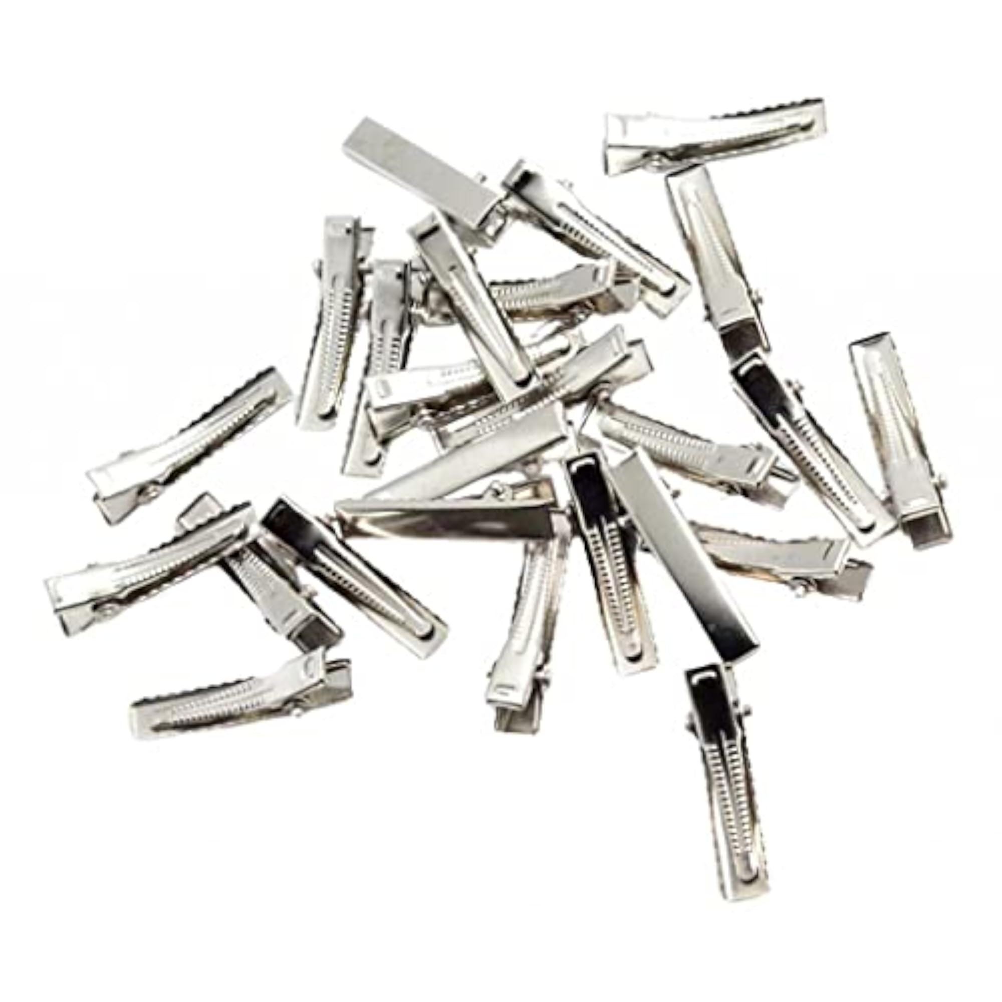 6x30/100Pack Flat Single Prong Alligator Hair Clips
