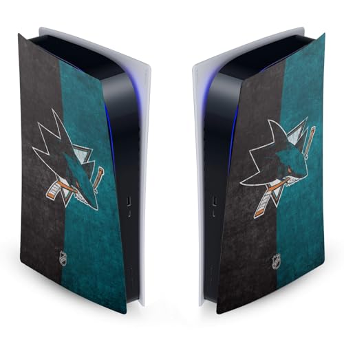 Plaque frontale autocollante PS5 Digital NHL San Jose Sharks vinyle