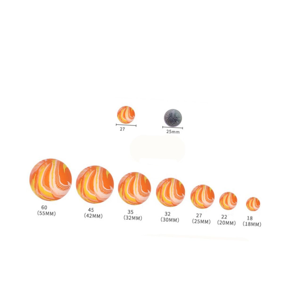 Gatuida 100pezzi Palline di Gomma Rimbalzanti 32mm, Giocattolo | Forte Elasticità, Inodore, per Compleanno e Festa dei Bambini, Confezione da 100 Pezzi Stile Casuale