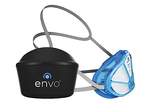 Envo Mask N95 Respirator Kit including Holo Headgear, 5 Individually Packaged Filters, Easy Transport and Storage Case for Envo Mask & Provided Accessories, Sleepnet (70953)