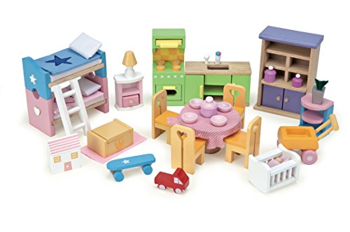 Le Toy Van Puppenhaus, Landhaus, Traumhaus aus Holz – Bild 7