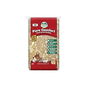 Oxbow Pure Comfort Small Animal Bedding – Odor & Moisture Absorbent, Dust-Free Bedding for Small Animals, Blend, 36 Liter Bag