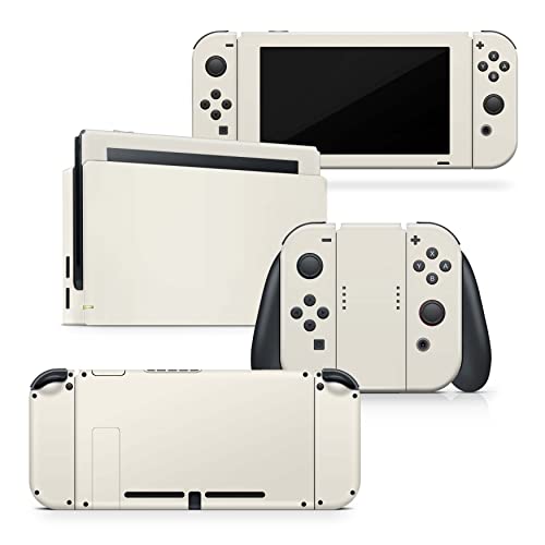 Autocollant de protection Nintendo Switch beige crème pour cacher les rayures