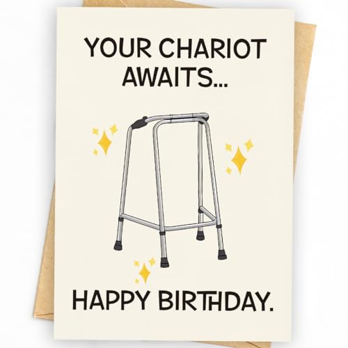 WowBefun Funny Birthday Card | Funny Birthday Cards for Men, Women, Dad, Mom, Brother, Sister, Friends, Family, and Anyone | Unique Birthday Decorations & Gifts | Happy Birthday Card