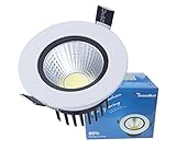 Lemonbest Dimmable 5W COB LED Ceiling Light Downlight Cool White Spotlight Lamp Recessed Lighting Fixture