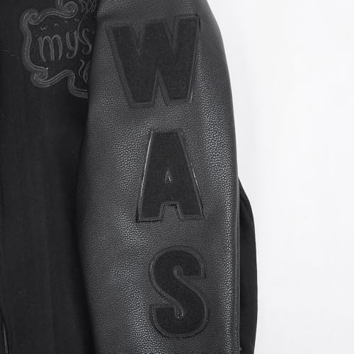 Image of Pro Standard Mens WNBA Classic Triple Black Varsity Jacket