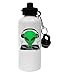 TOOLOUD Alien DJ Aluminum 600ml Water Bottle - White