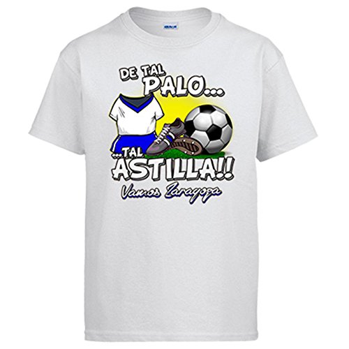 Camiseta de Tal Palo Tal Astilla de Zaragoza para Aficionado al fútbol - Blanco, XL