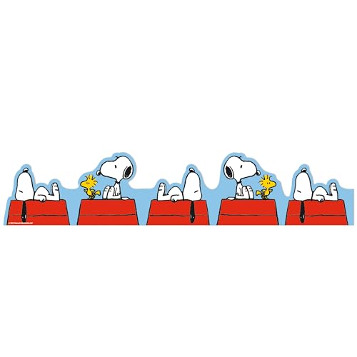 Bordure de tableau d'affichage Eureka Peanuts Snoopy pour décorer une classe