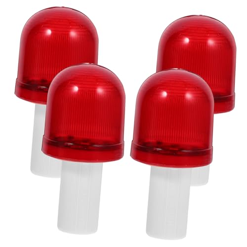 Cabilock 4Pcs Traffic Cone Light Emergency Flashing Lights for Road Safety Weather Resistant Easy Setup for Construction Parking Alerts