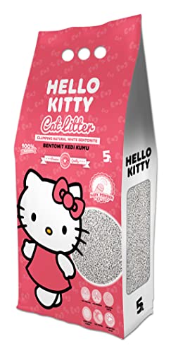 Arena Aglomerante Gatos Bentonita Marca Hello Kitty