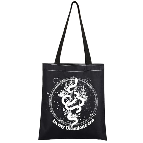 AKTAP In My Dramione Era Tote Bag Manacled Inspired Merch Fanfic Merch Booktok Bookish Gift Dark Academia Book Club Regalo, Dramione Era Tb, 16*15INCHES