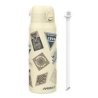 ION8 750ml (24oz) Leak-Proof Stainless Steel Water Bottle - Vacuum Insulated, Triple Lock Lid, MotoGP Design - View #9