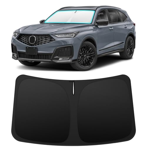 Image of INSAUTO Custom Fit Windshield Sun Shade for Acura MDX 2022-2026 | Foldable Front Window Sunshade Car Accessories, UV & Heat Reflector, Keeps Interior Cool, Includes Storage Bag
