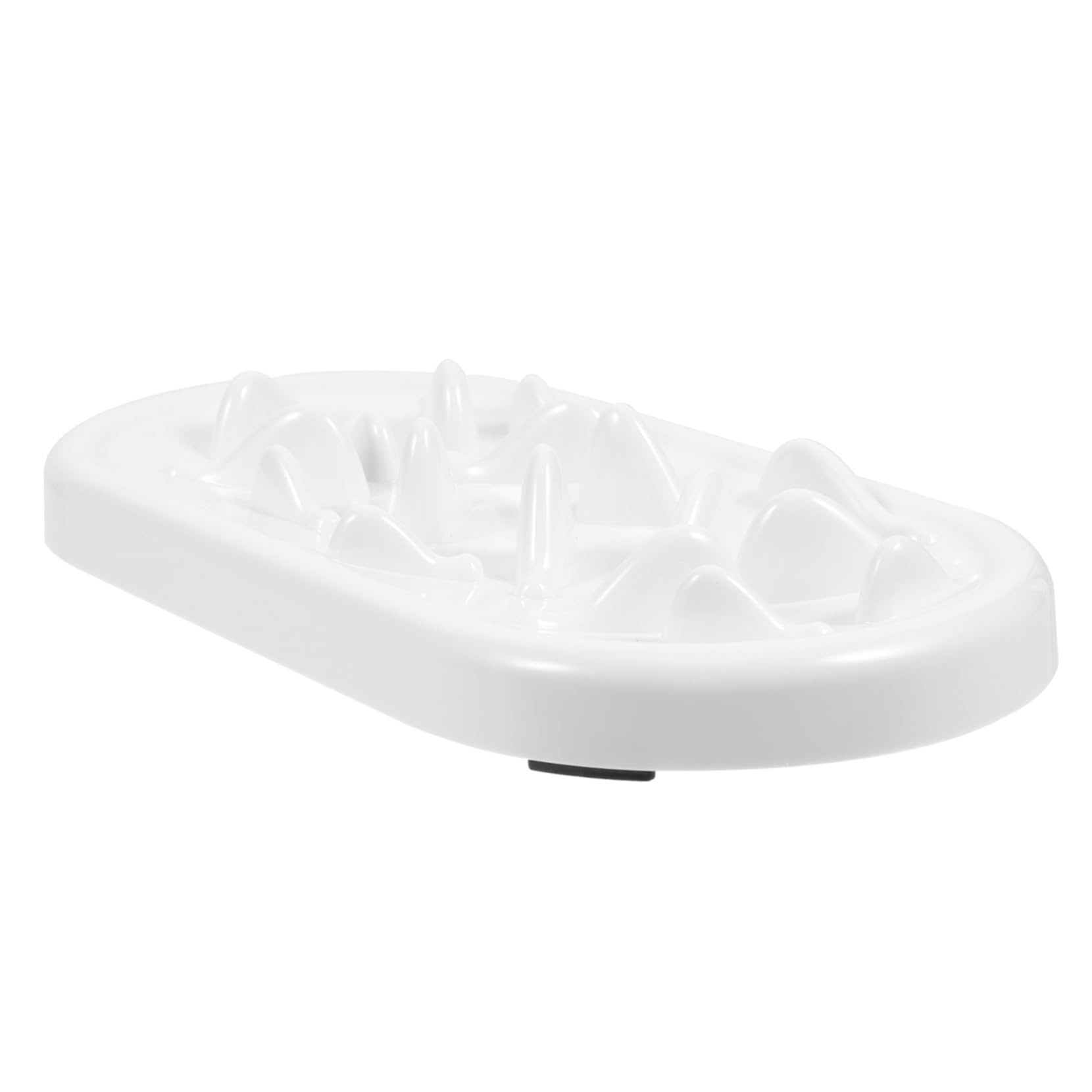 FRCOLOR Pet Slow Food Bowl Lovely Cat Bowl Dog Bowl Feeding Bowl Bowls for Dogs Pet Bowl Household Cat Bowl Pet Feeder Dog Slow Feeder Bowl -Choking Bowl White Abs