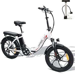 Fafrees F20 Fat Ebike 3,0 inch Tire voor pendelen, 20 inch E-bike voor heren met 36 V 15 Ah accu, 250 W inklapbaar…