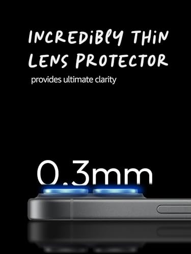 Image of Lensarmor Compatible with iPhone 17 Camera Lens Protector Black (2-Pack) - 9H Tempered Glass, Military-Grade Anti-Scratch, Case-Friendly, Easy Install Frame