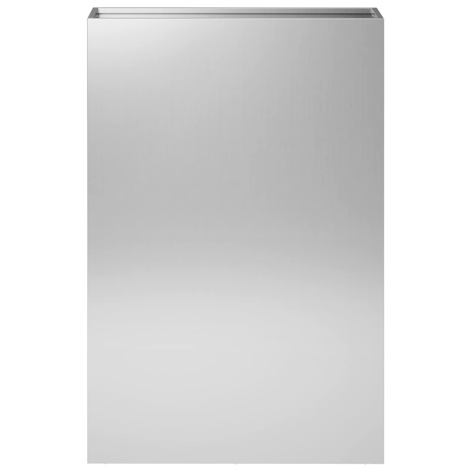 Genérico Macetero de Jardín 2 uds. Plateado 50 x 20 x 75 cm,Casa y jardín,Maceteros y jardineras,12.3 kg-8005467
