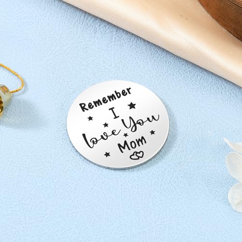 Image of Pocket Hug Token Gift for Women Men Boy Girl Relationship Keychain Double Sided Inspirational Gift with PU Leather