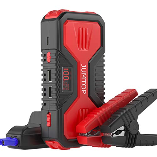 JUMTOP QDSP 1200A Peak 12000mAh Portable Car Jump Starter (7.0L Gas/5.0L Diesel) Auto