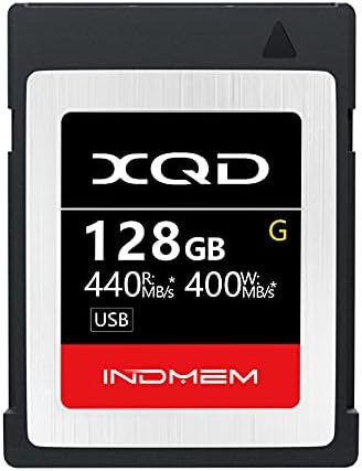 XQD 128GB Memory Card, 5X Tough MLC XQD Flash Memory Card High Speed G Series| Max Read 440MB/s, Max Write 400MB/s