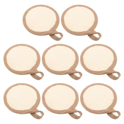 DIYEAH 8 Esponjas Faciales De Lufa Para La Limpieza De La - Esponja De Lufa Para Spa, Suave Para La Ducha, Para Pieles Sensibles Y Para Eliminar La Cepillo