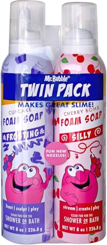 B'ubble Foam Soap Twin Pack, Rotating Colors and Scents, 8 fl. oz. (Pack of 02)